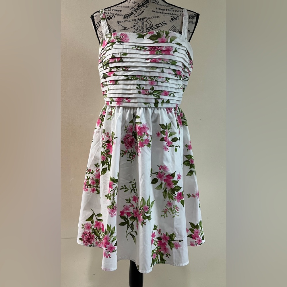 Altar’d State Floral Sundress in White and Pink